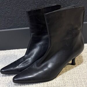 Stuart Weitzman Black Heeled Boots